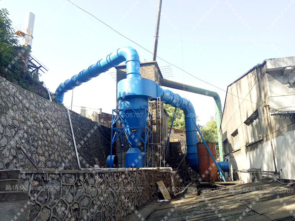 湖南株洲某知名軌道交通部件制造企業落砂房除塵項目