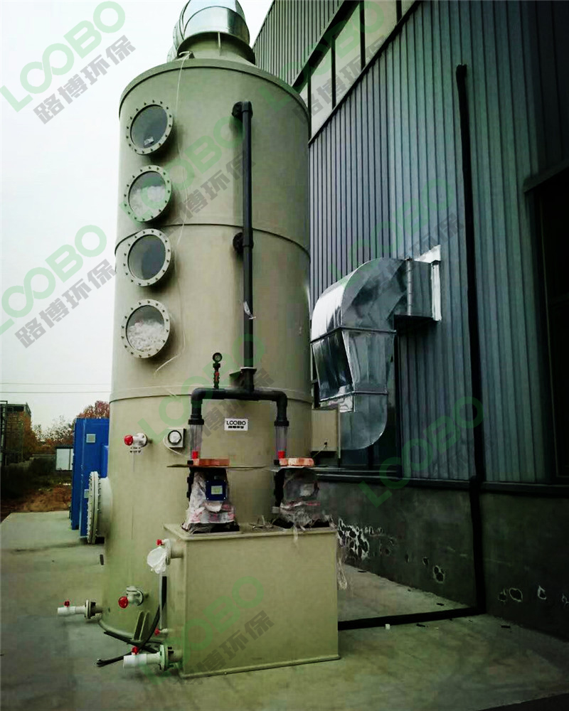 洛陽某工業實驗室2萬風量廢氣處理項目順利竣工