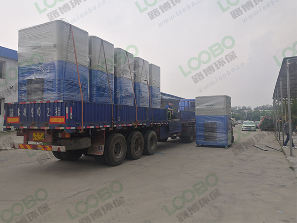 路博環保又一批自循環煙塵凈化一體機發往北京