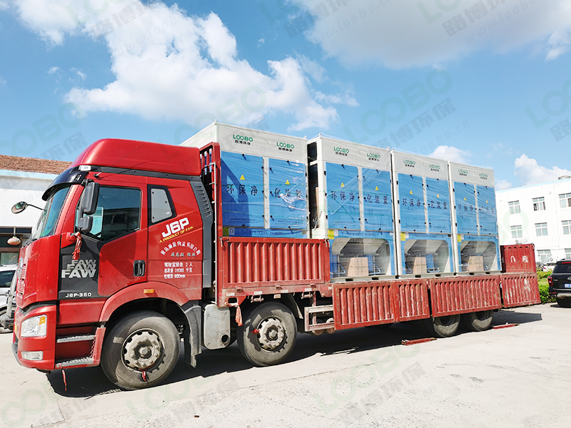 路博環保濾筒除塵器相繼發貨