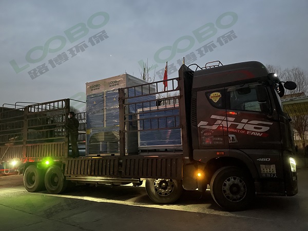 路博環保---遼寧學校實訓室除塵項目發貨