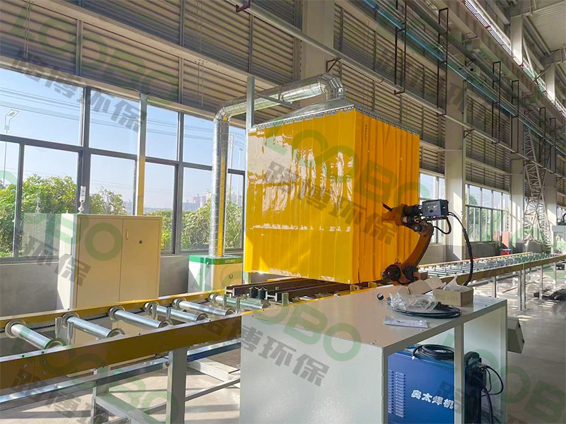 專業防護,凈化領航,又一個機器人焊接除塵項目竣工啦 (4).jpg